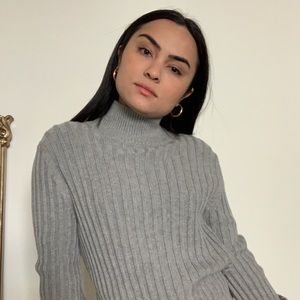 The Fifth Label: Chunky gray turtleneck sweater